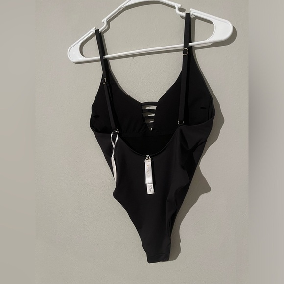 NWT Black One-piece Swimsuit - Picture 3 of 6